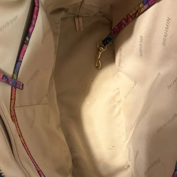 Colorful Brahmin Embossed Bag - Picture 2 of 3